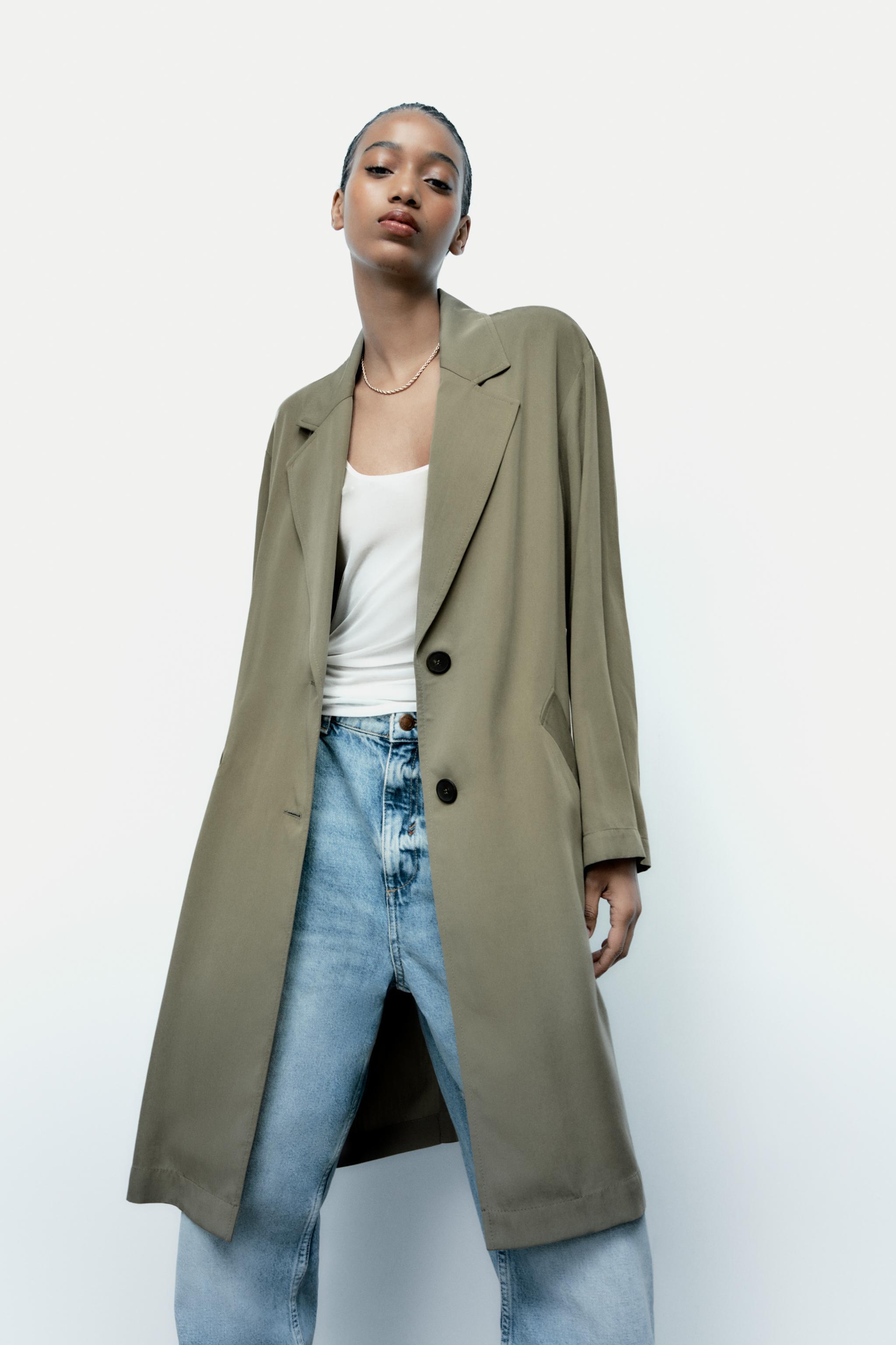 Long flowy coat hotsell